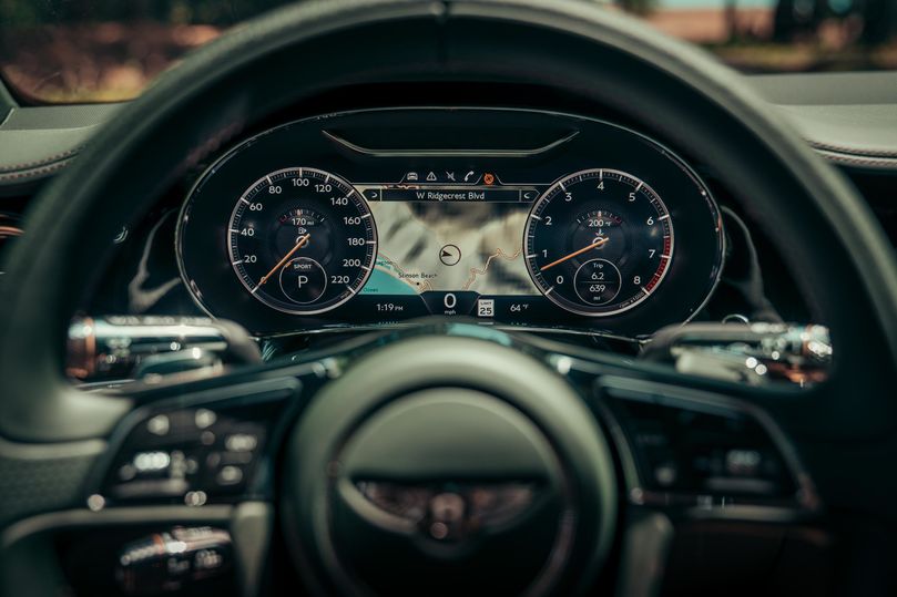 The new GT V8 has an intuitive infotainment system
